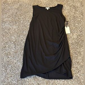 Leith Black Sleeveless bodycon Dress